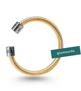 Dubai Armreif vergoldet